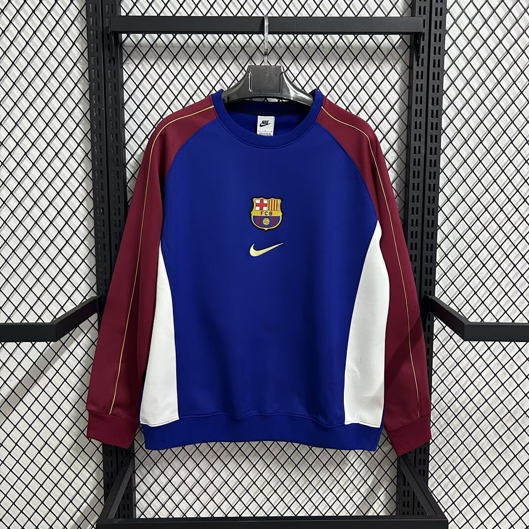 AAA Quality Barcelona 25/26 Sweater - Blue/Red